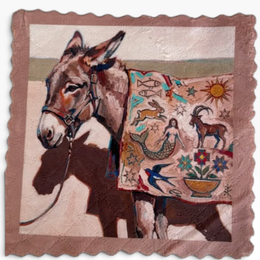 300. ENGADIN DONKEY SGRAFFITO