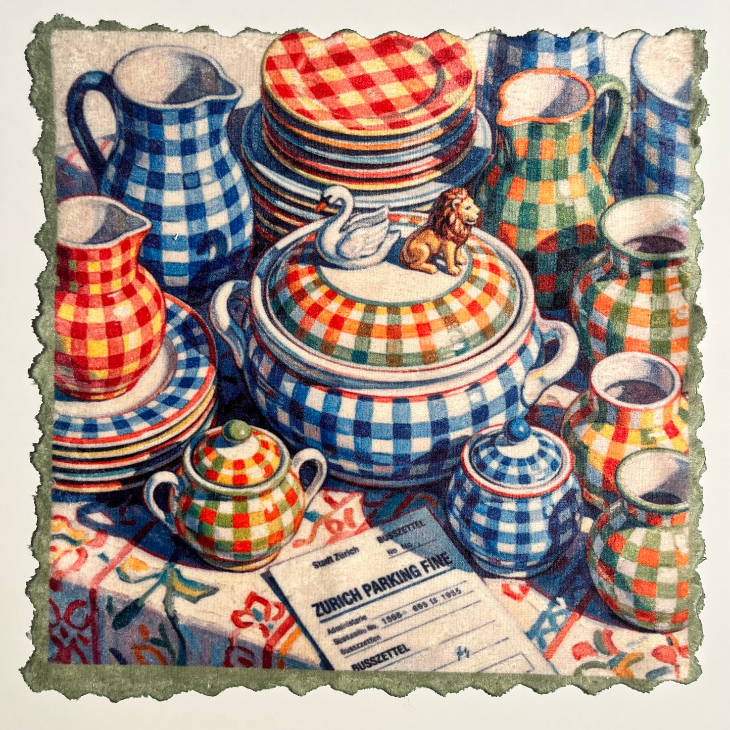 Colourful Gingham Kitchen – Mikrofaser Reinigungstuch