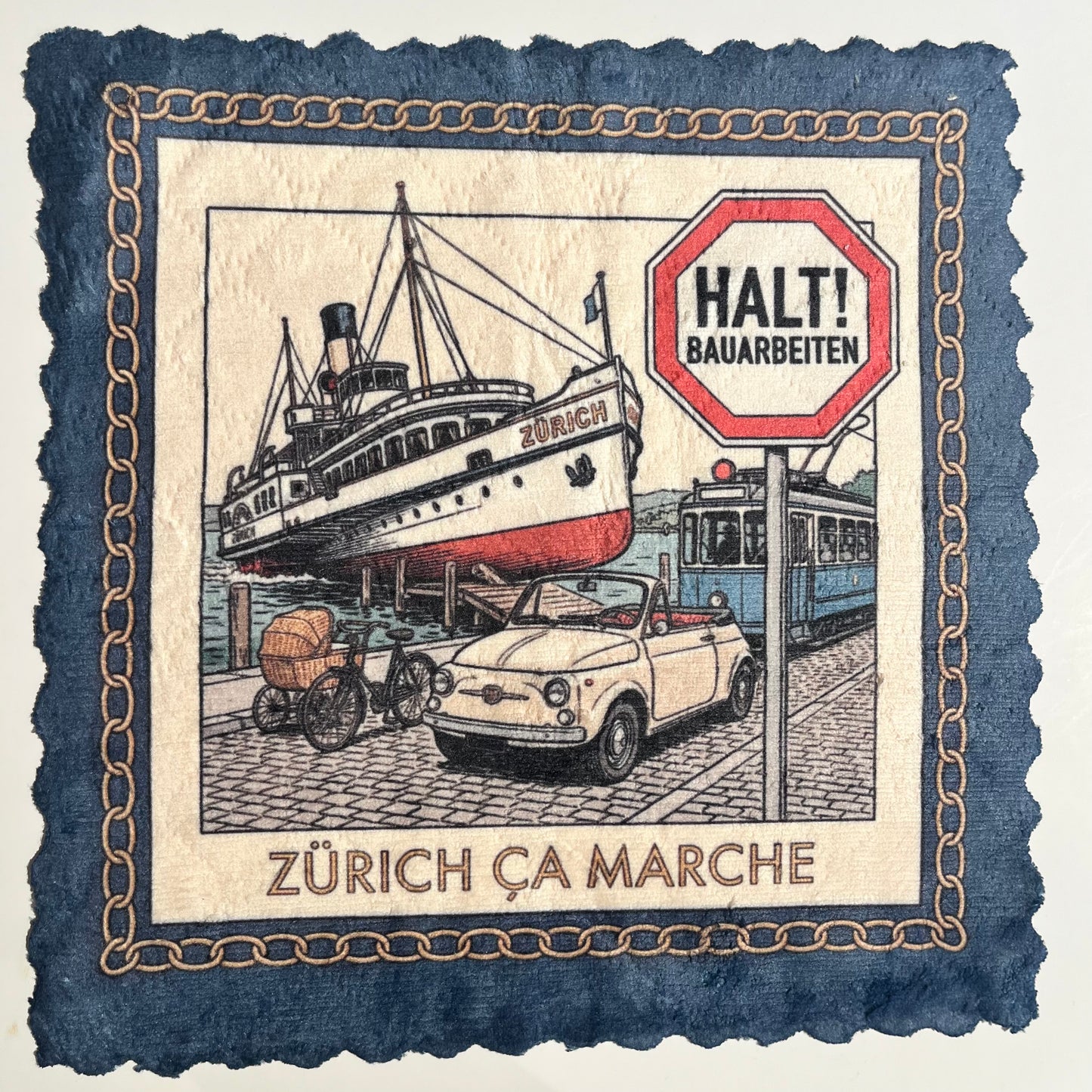 Zürich ça marche – Mikrofaser Reinigungstuch