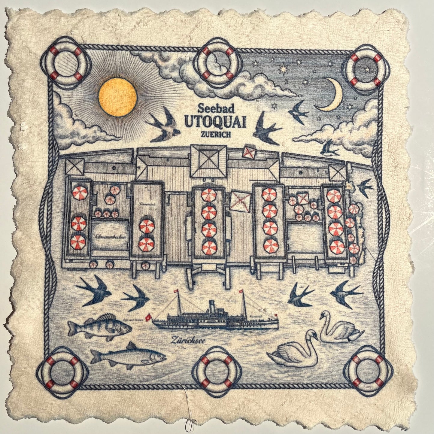 Seebad Utoquai – Vintage Blue Edition