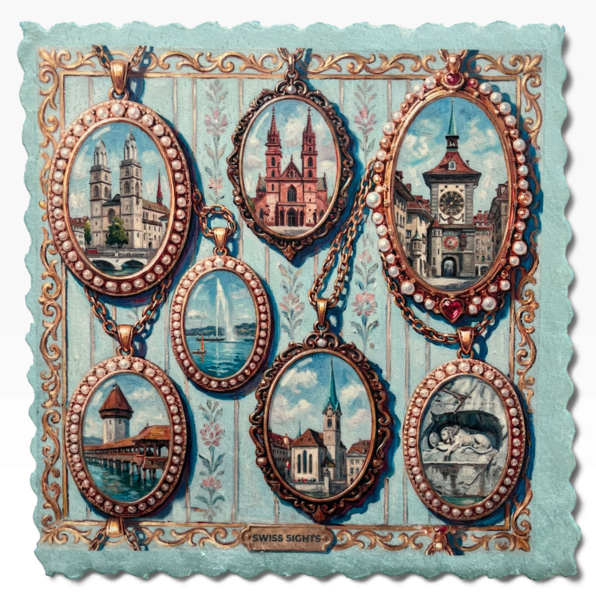 SWISS SIGHTS JEWELS – Mikrofaser Putztuch