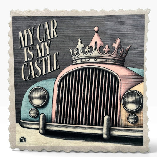 620. MY CAR IS MY CASTLE – Mikrofaser Putztuch