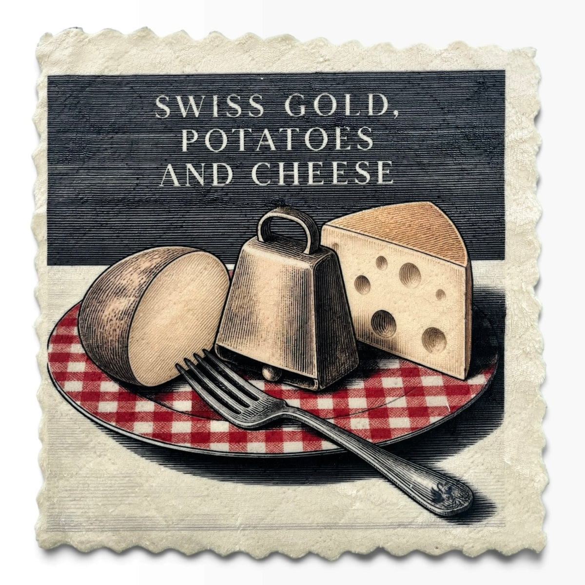 624. SWISS GOLD, POTATOES &amp; CHEESE – Mikrofaser Putztuch