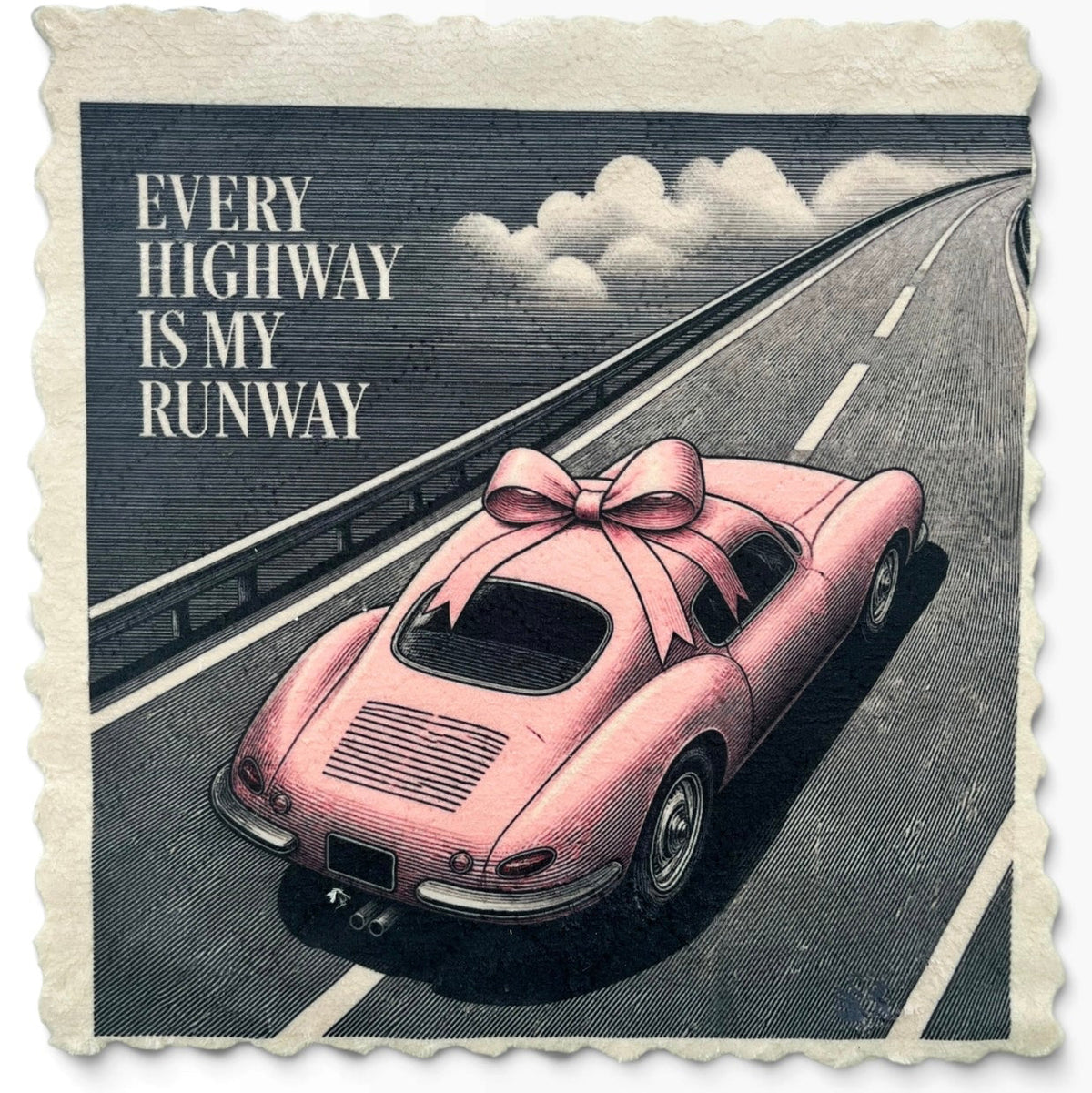 EVERY HIGHWAY IS MY RUNWAY – Mikrofaser Putztuch