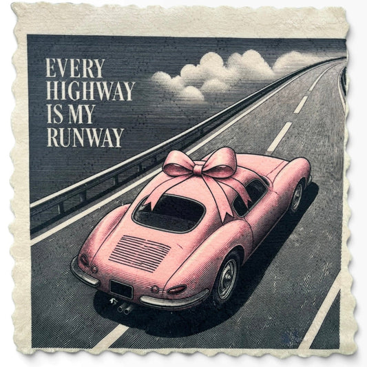 609. EVERY HIGHWAY IS MY RUNWAY – Mikrofaser Putztuch