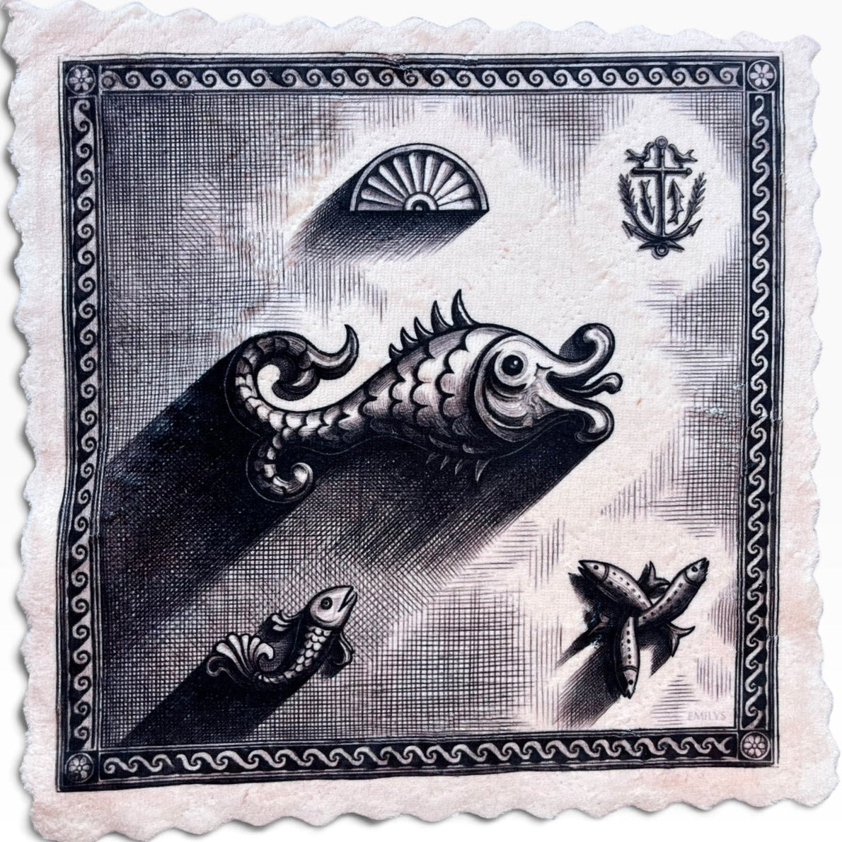 573.  GRAPHICS ENGADIN FISH