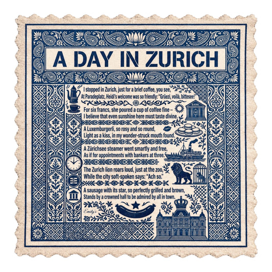536. A DAY IN ZÜRICH – Mikrofaser Putztuch