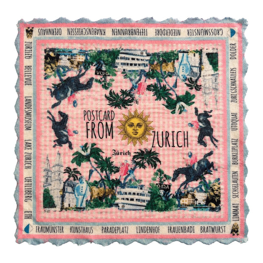 394. POSTCARD FROM ZURICH Mikrofaser Putztuch