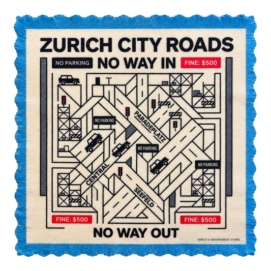 160. ZÜRICH CITY ROADS – Mikrofaser Putztuch