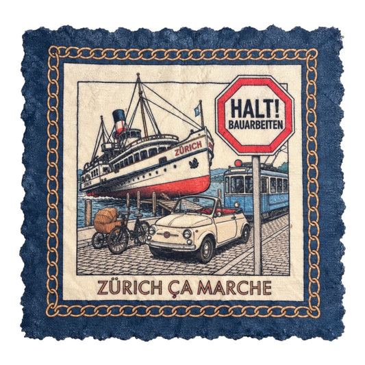 390. ZÜRICH ÇA MARCHE – Mikrofaser Putztuch
