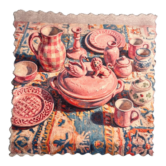 373. PINK HERITAGE TABLE – Mikrofaser Putztuch