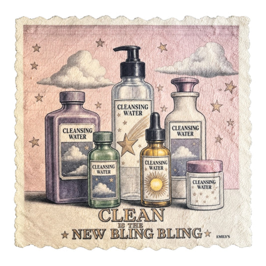159. CLEAN IS THE NEW BLING – Mikrofaser Putztuch