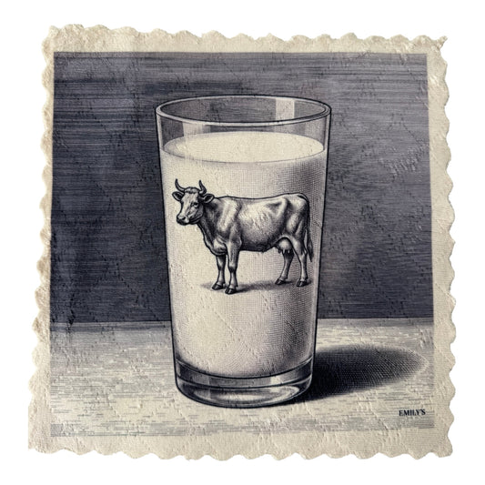 246. GRAPHIC SWISS MILK – Mikrofaser Putztuch