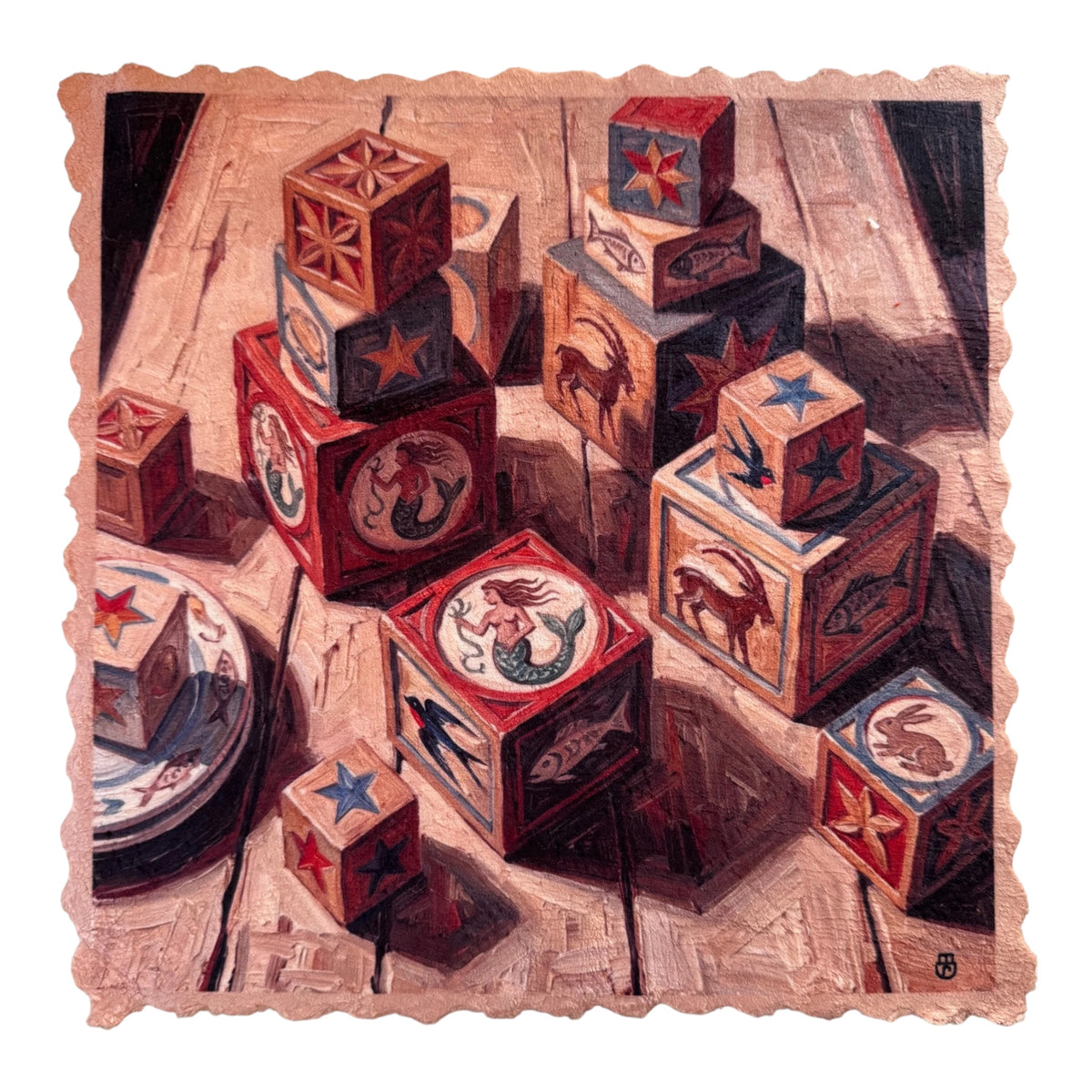 199. ENGADIN SGRAFFITO CUBES – Mikrofaser Putztuch
