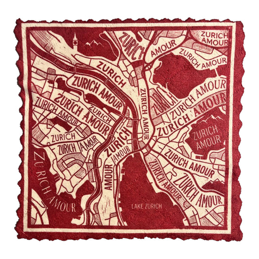 499. ZÜRICH AMOUR MAP – Mikrofaser Putztuch