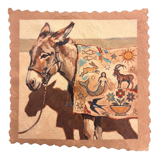 488. ENGADIN SGRAFFITO DONKEY – Mikrofaser Putztuch