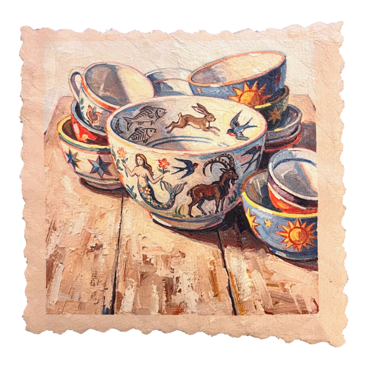 450. ENGADIN SGRAFITTO BOWL STORIES Mikrofaser Putztuch