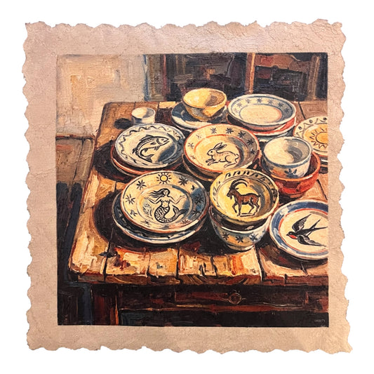 452. ENGADIN SGRAFITTO DISH STORIES Mikrofaser Putztuch