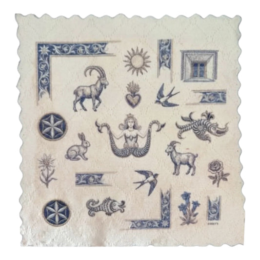 264. ENGADIN SYMBOLS- Mikrofaser Putztuch