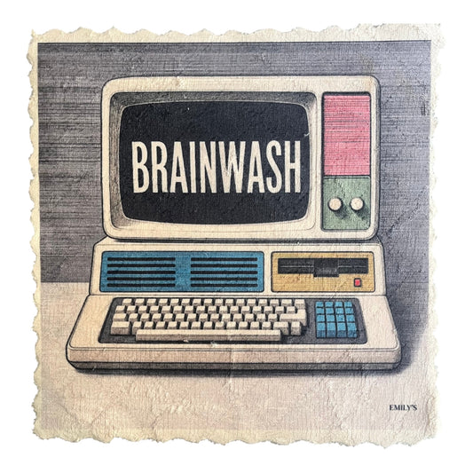 126. BRAINWASH RETRO COMPUTER – Mikrofaser Putztuch