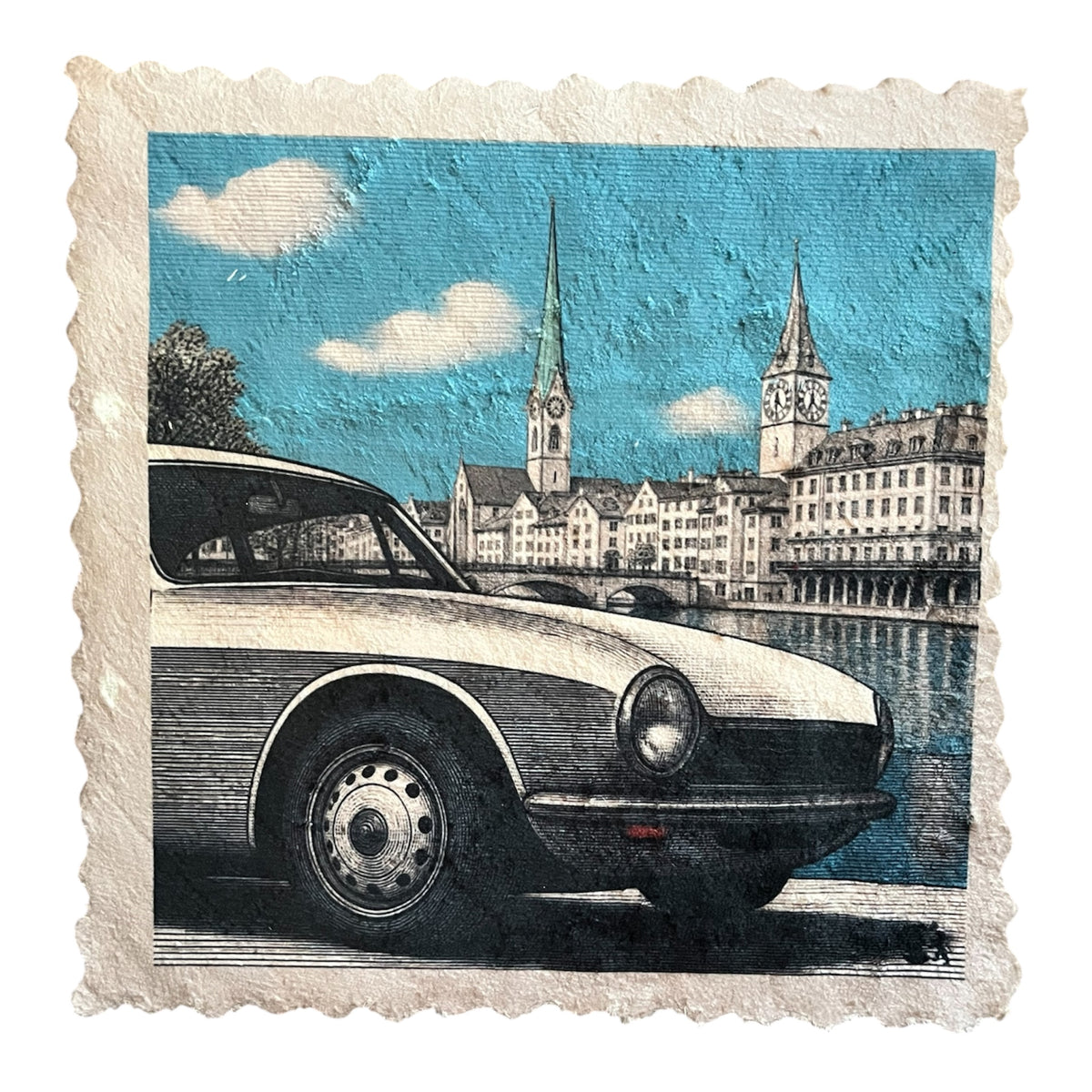 667. ZÜRICH CLASSIC CAR - Microfaser Putztuch