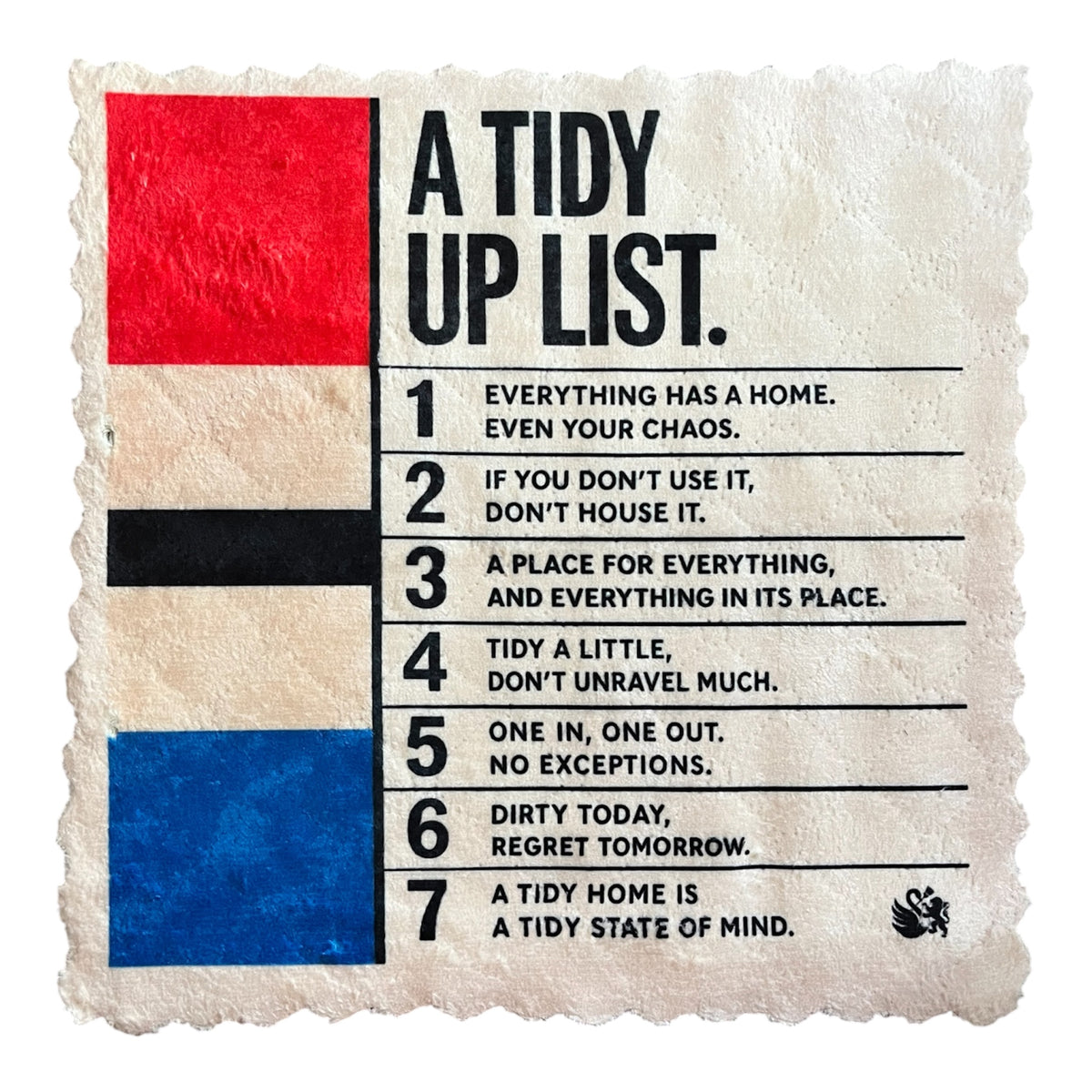661. A TIDY UP LIST - Microfaser Putztuch