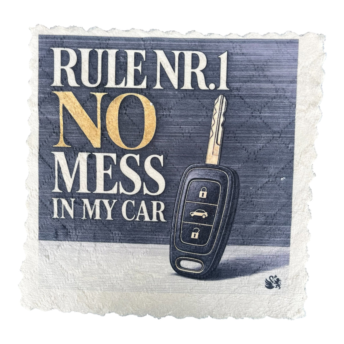672. RULE NR. 1 – NO MESS IN MY CAR – Microfaser Putztuch