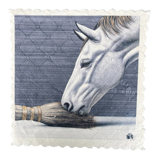 679. HORSE & BROOM – Microfaser Putztuch