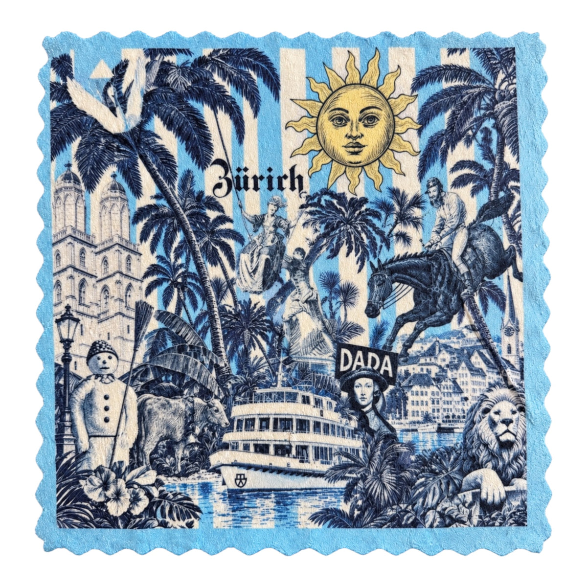 767. ZÜRICH TROPICAL SUN – Microfaser Putztuch