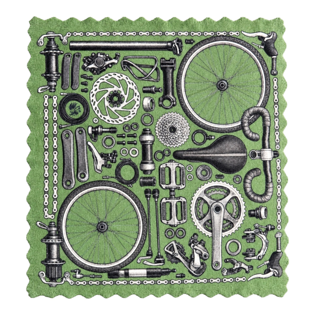 788. CYCLING CLEANING CLUB – Microfaser Putztuch
