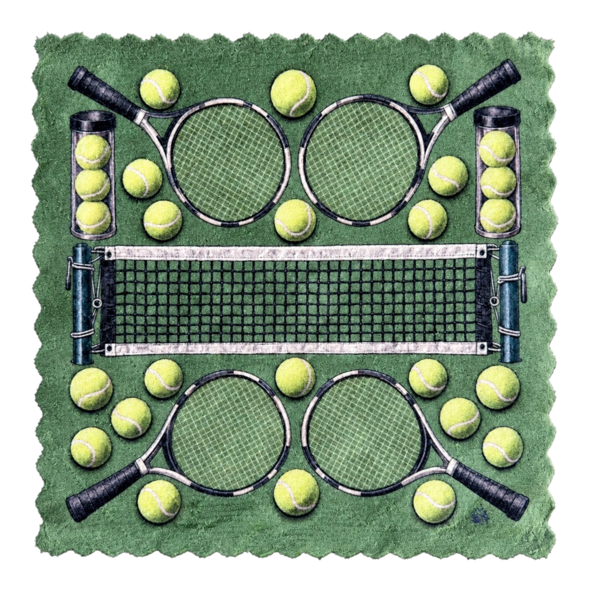 790. TENNIS CLEANING CLUB – Microfaser Putztuch