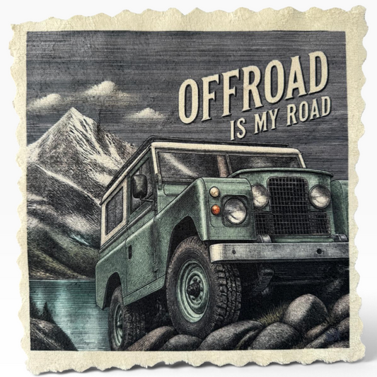 595. OFFROAD IS MY ROAD – Mikrofaser Putztuch